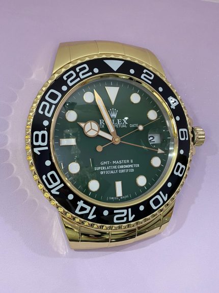 Rolex Limited Edition GM Master Series Black & Gold Wall Clock