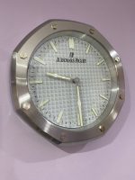 AP Series，Satin Silver & White Face Wall Clock