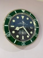 Luxurious wall clock | Rolex Dwellers deep sea black bezel with deep sea blue face