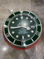 luxury wall clock | Rolex Submariner Green bezel with black Bezel 
