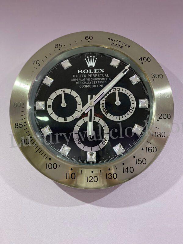Rolex Wall Clock Daytona Black Dial Wall Clock