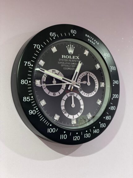 Rolex Daytona wall clock Series, Black Wall Clock