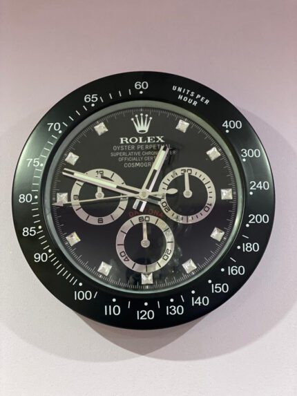 Rolex Daytona wall clock Series, Black Wall Clock
