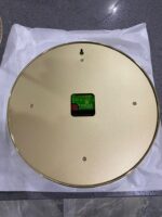 Gold Wall Clock - Silent Rolex Style Modern Design 35cm - Image 5