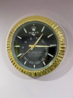 Rolex Sky-Dweller Inspired Wall Clock - Gold & Black - Image 3