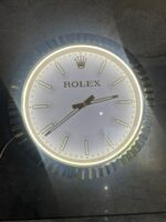 Luxury Rolex Datejust Wall Clock in Gold bezel - White face