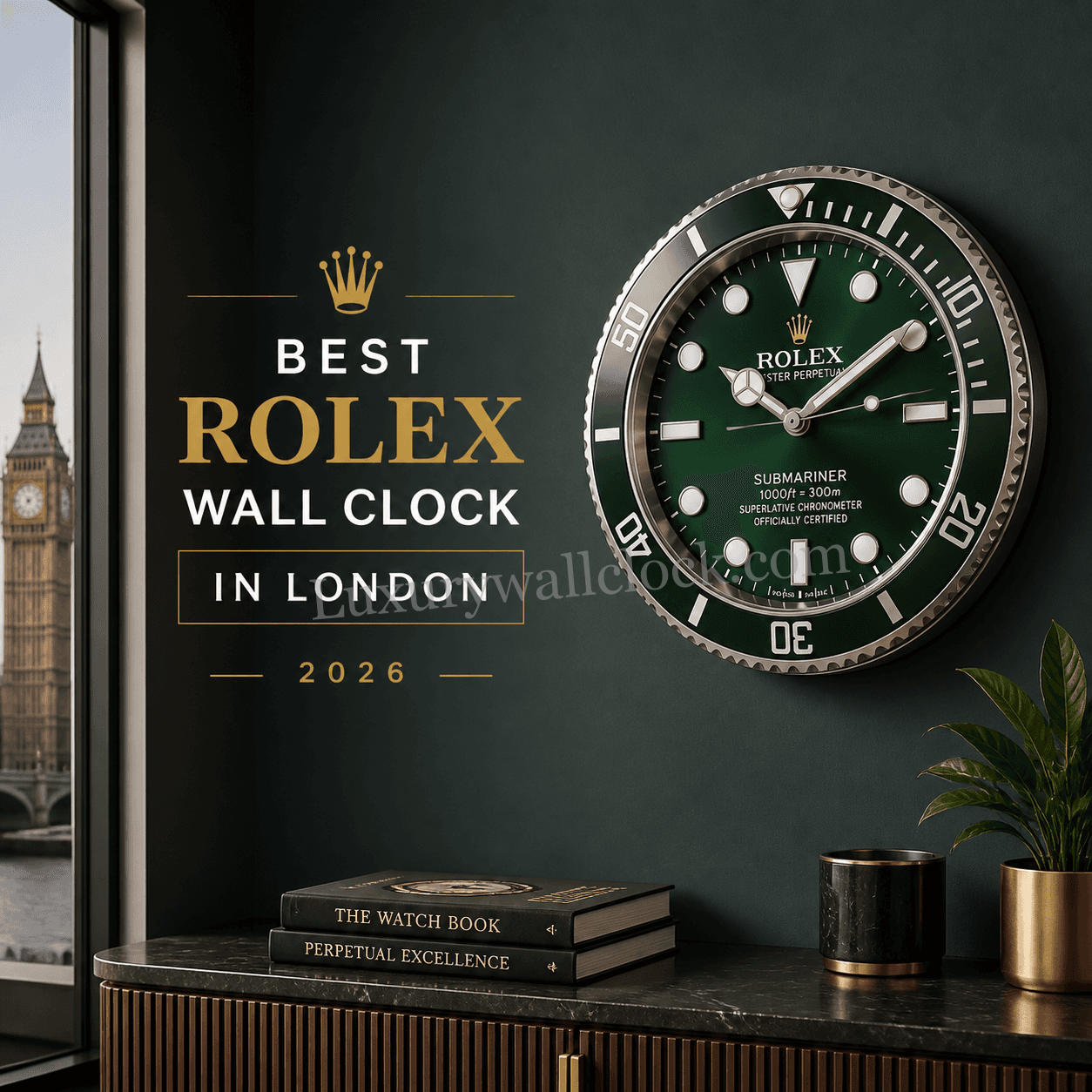 Rolex wall clock