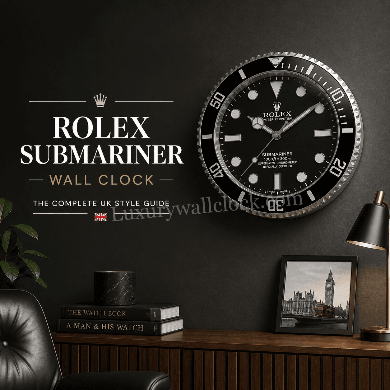 Rolex Submariner wall clock