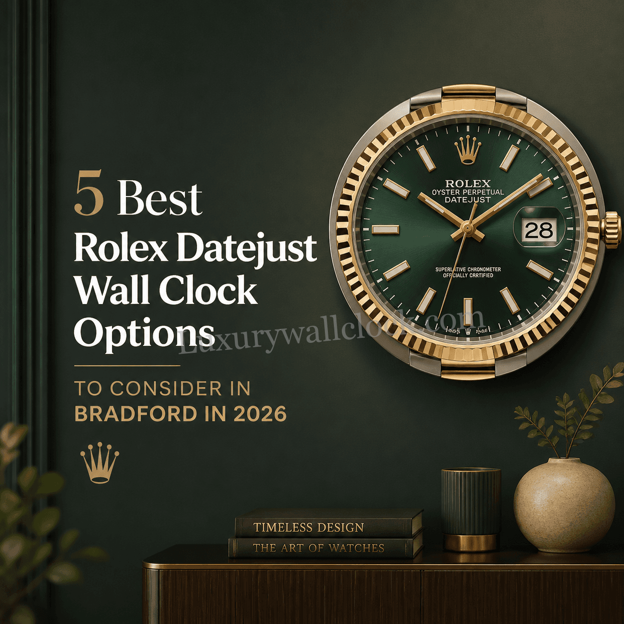 Rolex Datejust Wall Clock