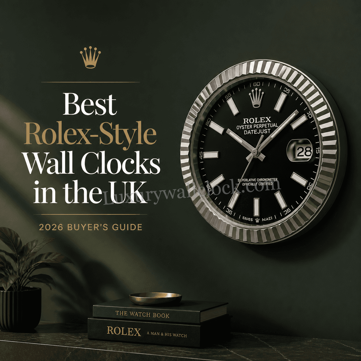 Rolex wall clock UK
