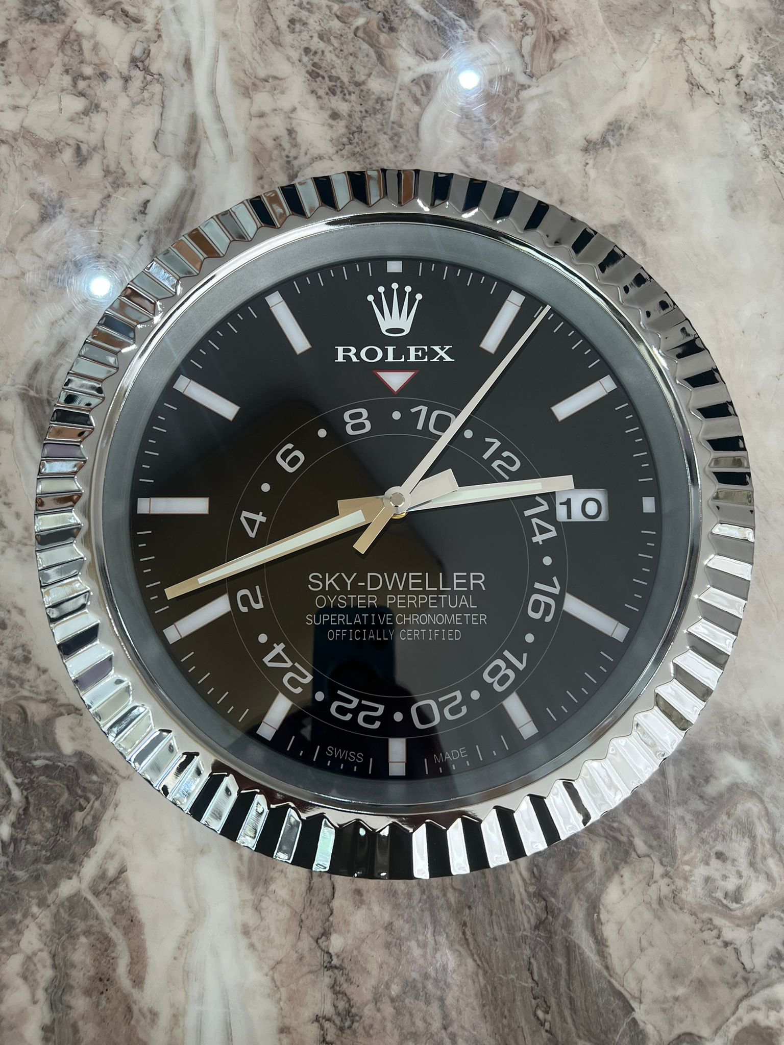 Rolex Datejust in Platinum Silver Bezel