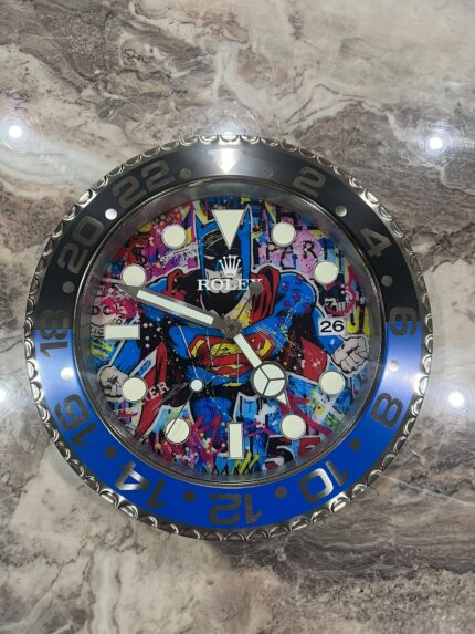 Rolex wall clock in Batman new generation model.